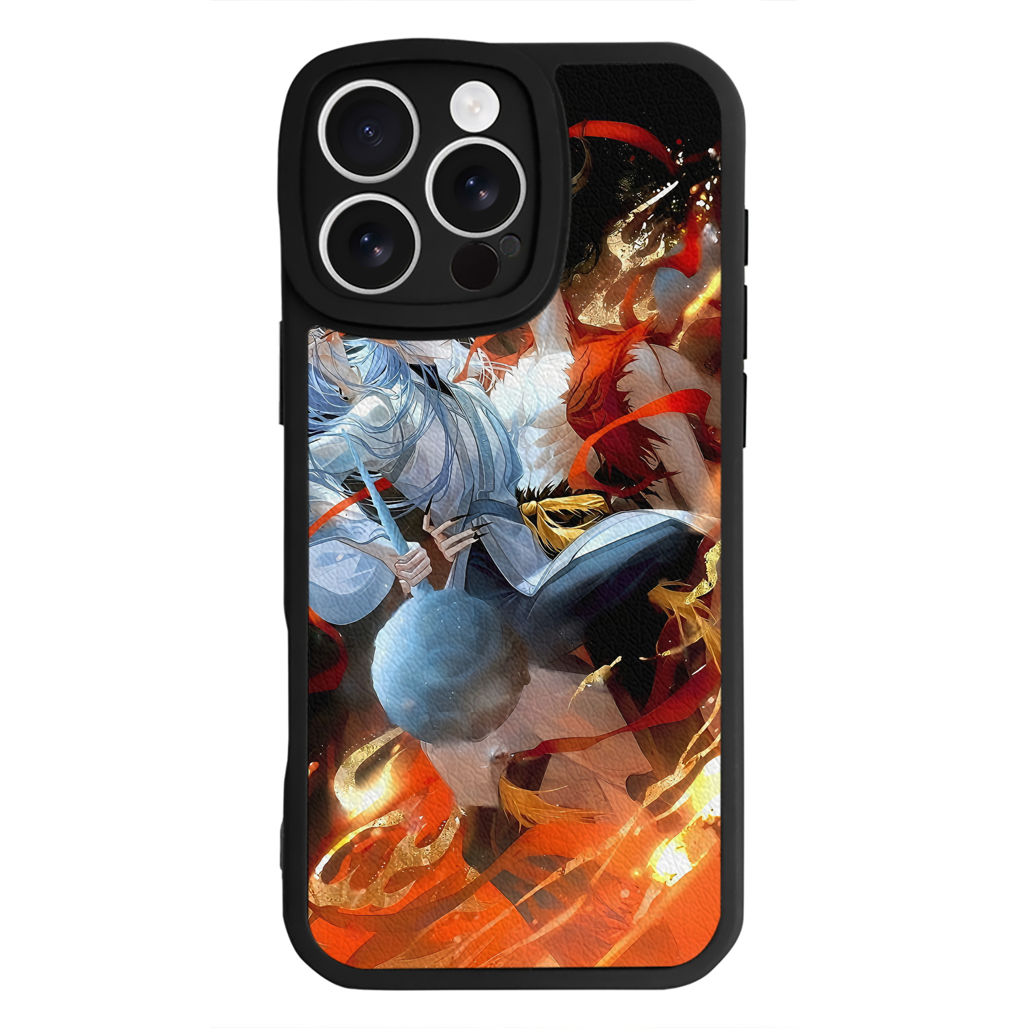 （画像用） Ne Zha 2 ナタ 魔童の大暴れ 【iPhone 16シリーズ対応】シリコンスマホケース（レザー調） 材質：シリコン